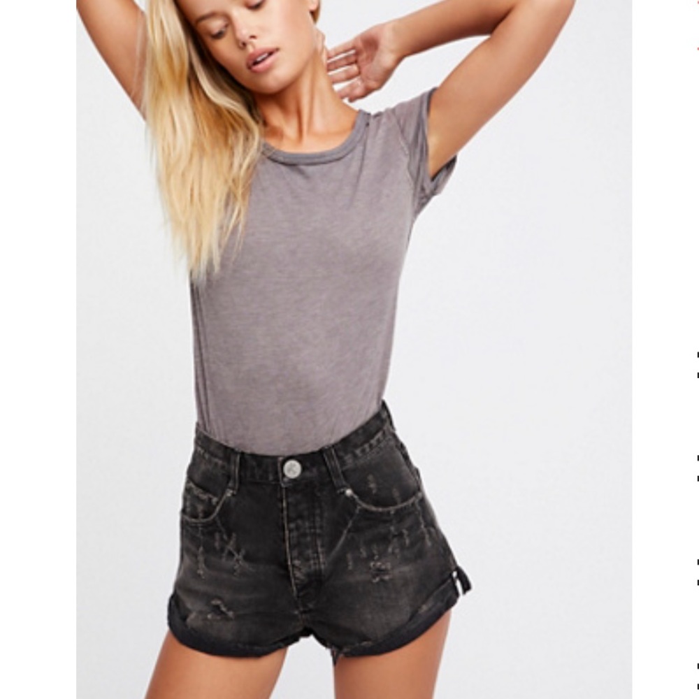 One Teaspoon High Rise Bandit Shorts